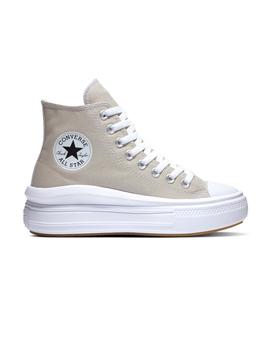 Zapatillas Converse All Star Move High Top Mujer Beige