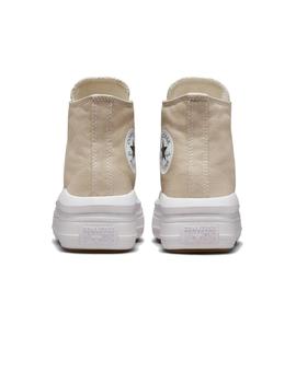 Zapatillas Converse All Star Move High Top Mujer Beige