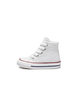 Zapatillas Converse All Star Hi Niño Blanco