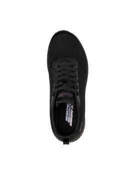 Zapatillas Skechers Bobs Squad Chaos Mujer Negro