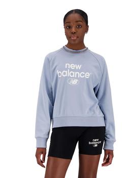 Sudadera New Balance Essentials Mujer Azul