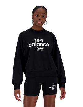 Sudadera New Balance Essentials Mujer Negro