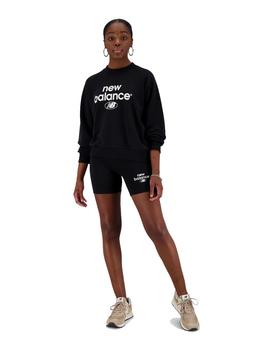 Sudadera New Balance Essentials Mujer Negro