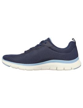 Zapatillas SKechers Flex Appeal 4.0-Brilliant Mujer Azul