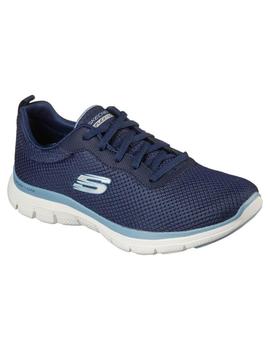 Zapatillas SKechers Flex Appeal 4.0-Brilliant Mujer Azul