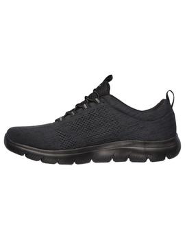 Zapatillas Skechers Summits Louvin Hombre Negro