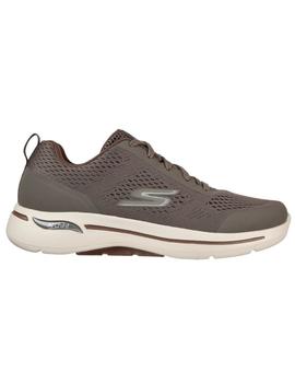 Zapatillas Skechers Go Walk Arch Fit Hombre Marrón