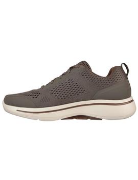 Zapatillas Skechers Go Walk Arch Fit Hombre Marrón