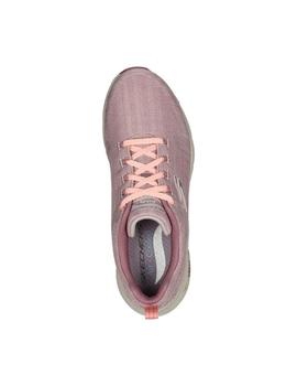 Zapatillas Skechers Arch Fit Comfly Wave Mujer Rosa