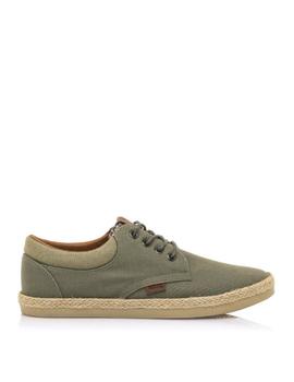 Alpargatas Mustang Canvas  3 Hombre Kaki