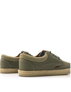 Alpargatas Mustang Canvas  3 Hombre Kaki