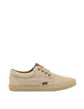 Alpargatas Mustang Canvas 3 Hombre Beige