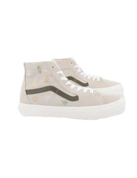 Zapatillas Vans Sk8 Hi Mujer Beige