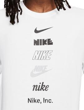 Camiseta Nike Nsw Club Hombre Blanco