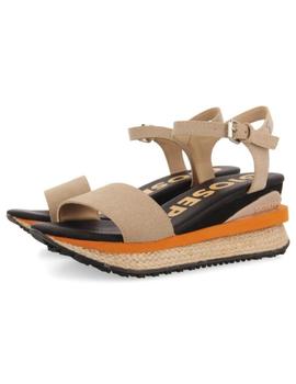 Sandalia Gioseppo Benay Mujer Camel