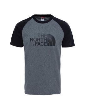 Camiseta The North Face Raglan Easy Hombre Gris