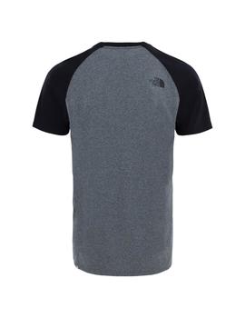 Camiseta The North Face Raglan Easy Hombre Gris