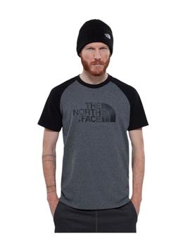 Camiseta The North Face Raglan Easy Hombre Gris