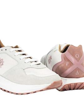 Zapatillas Popa Maguey Serraje Mujer Rosa