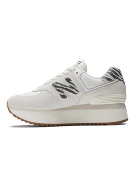 Zapatillas New Balance 574 Mujer Blanco