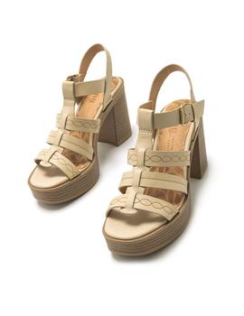 Sandalias Mustang Vaquet Mujer Beige