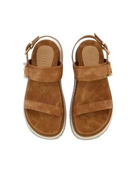 Sandalia Mustanf Wonder Mujer Marrón
