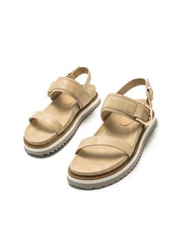 Sandalias Mustang Wonder Mujer Beige