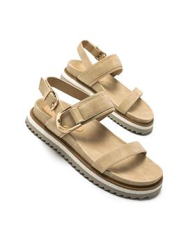 Sandalias Mustang Wonder Mujer Beige
