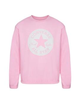 Sudadera sin Capucha Converse Classic Niño Rosa