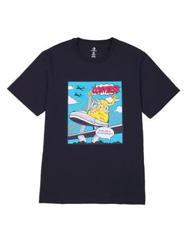 Camiseta Converse Comic Graphic Hombre Negro