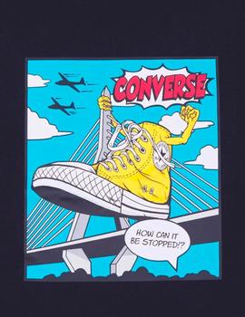 Camiseta Converse Comic Graphic Hombre Negro