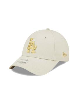 Gorra New Era  Metallic  Logo 9Forty Unisex Beige