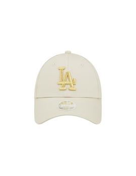 Gorra New Era  Metallic  Logo 9Forty Unisex Beige