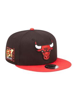 Gorra New Era Chicago Bulls Team Patch Unisex Negro