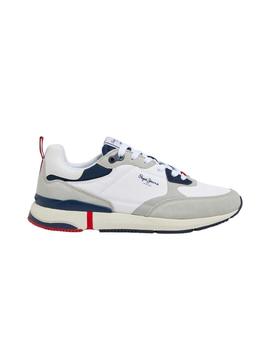 Zapatillas Pepe Jeans London Pro Vint Hombre Blanco