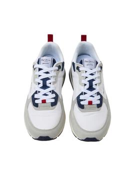 Zapatillas Pepe Jeans London Pro Vint Hombre Blanco