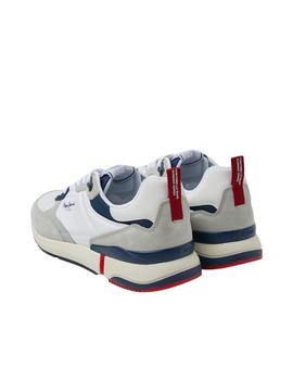 Zapatillas Pepe Jeans London Pro Vint Hombre Blanco