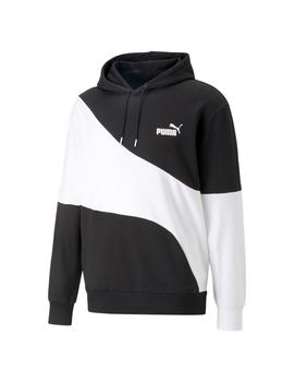 Sudadera Puma Power Cat Hombre Negro