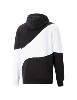 Sudadera Puma Power Cat Hombre Negro