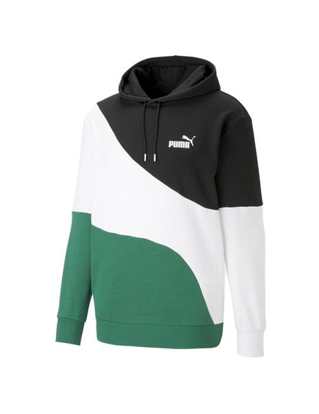 Sudadera Sin Capucha Hombre Puma Colorblock Blanco