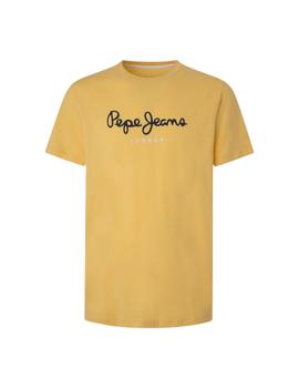 Camiseta Manga Corta Pepe Jeans Eggo Hombre Amarillo
