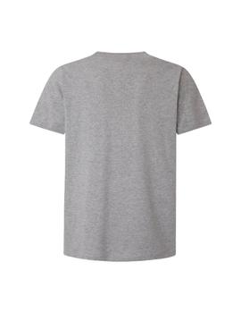 Camiseta Pepe Jeans Rederick Hombre Gris