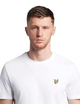 Camiseta Lyle y Scott Plain Hombre Blanco