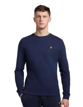 Sudadera Lyle y Scott Crew Neck Hombre Marino