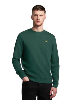 Sudadera Lyle y Scott Crew Neck Hombre Verde