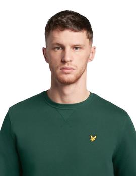 Sudadera Lyle y Scott Crew Neck Hombre Verde