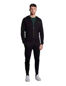 Chaqueta Con Capucha Lyle Y Scott  Zip Through Hombre Negro