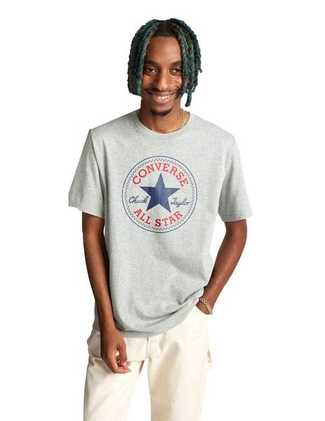 chisme enlace Ministro Camiseta Converse Go-TO Chuck Taylor Hombre Gris