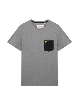  Camiseta Lyle Y Scott Contrast Pocket Hombre Bicolor