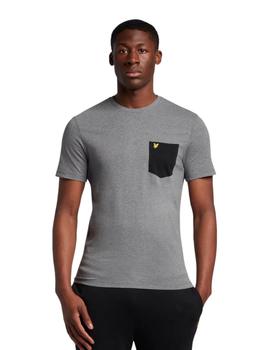  Camiseta Lyle Y Scott Contrast Pocket Hombre Bicolor